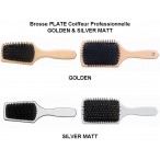 Brosse PLATE Golden - Silver Matt