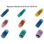 Bigoudis à Spires de ø 10 mm à ø 36 mm