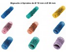 Bigoudis à Spirales de ø 10 mm à ø 36 mm