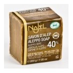 SAVON D'ALEP 40% HUILE DE BAIES DE LAURIER CERTIFIE BIO